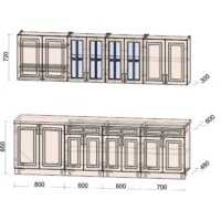 Интерлиния Мила Шато 2.7А (белый/белый/кастилло темный) Image #6