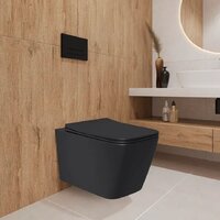 Lauter Magdeburg с жест. сиденьем Soft Close 21103EC + Breez 21GN7072BM (черный матовый, скрытое крепление) Image #11