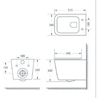 Lauter Magdeburg с жест. сиденьем Soft Close 21103EC + Breez 21GN7072BM (черный матовый, скрытое крепление) Image #16