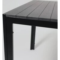 Садовый стол AksHome Sicily 90x90x73 (сталь-черная/черный) - Превью изображения №8 — Интернет-Магазин TECNO.BY