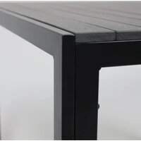 Садовый стол AksHome Sicily 90x90x73 (сталь-черная/черный) - Превью изображения №9 — Интернет-Магазин TECNO.BY