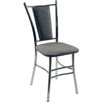 ВВР Марсель (серый/хром, рогожка) Image #1