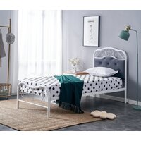 Halmar Fabrizia 90x200 (серый/белый)