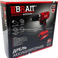 Ударная дрель-шуруповерт Brait BCD20SUBL-1 (без АКБ) - Превью изображения №11 — Интернет-Магазин TECNO.BY