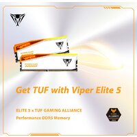 Patriot Viper Elite 5 RGB TUF Gaming Alliance 2x16ГБ DDR5 6600 МГц PVER532G66C34KT Image #8