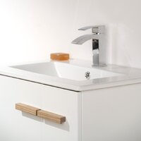 Lauter Тумба под умывальник Adri 59 + 21674A (белый глянец, с органайзером 32) Image #9