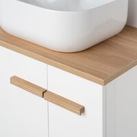 Lauter Тумба под умывальник Adri 59 + 21674A (белый глянец, с органайзером 32) Image #10