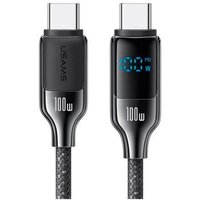 Usams SJ742 USB Type-C - USB Type-C (1.2 м, черный)