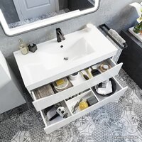 IDDIS Тумба c умывальником Cloud 100 CLO10W1i95K Image #5