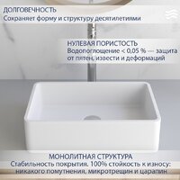 Умывальник Lauter Ravia 21R451PW (Pure White) - Превью изображения №2 — Интернет-Магазин TECNO.BY