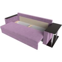 Лига диванов Атланта Лайт стол справа 254 112484 (микровельвет, сиреневый) Image #9