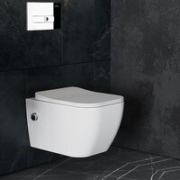 Roxen Cube Bidet One Rimless 6 в 1 StounFix Dual Fresh 596716 (кнопка: хром) Image #11