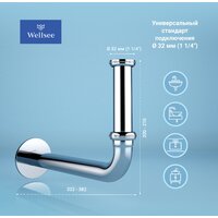 Wellsee Drainage System 182101000 (хром) Image #2