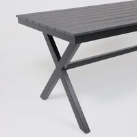 Садовый стол AksHome Florence 160x80x77 (сталь-черная/черный) - Превью изображения №8 — Интернет-Магазин TECNO.BY