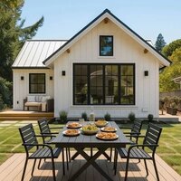 Садовый стол AksHome Florence 160x80x77 (сталь-черная/черный) - Превью изображения №2 — Интернет-Магазин TECNO.BY