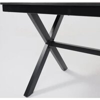 Садовый стол AksHome Florence 160x80x77 (сталь-черная/черный) - Превью изображения №11 — Интернет-Магазин TECNO.BY