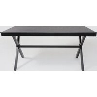 Садовый стол AksHome Florence 160x80x77 (сталь-черная/черный) - Превью изображения №7 — Интернет-Магазин TECNO.BY
