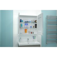 Континент Шкаф с зеркалом Elliott Led 80x80 (с датчиком движения) Image #11