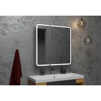 Континент Шкаф с зеркалом Elliott Led 80x80 (с датчиком движения) Image #23