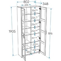 Mio Tesoro Нави с витриной 2.15.16.090.1 (белый) Image #8
