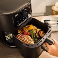 Аэрогриль (аэрофритюрница) Braun MultiFry 5 Air Fryer 3-i-n1 HF5075IBK - Превью изображения №7 — Интернет-Магазин TECNO.BY