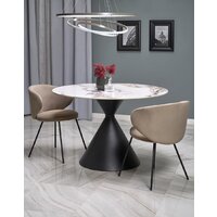 Halmar Garet 120/76 (белый мрамор/черный) Image #3