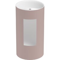 Wellsee Chalice Perfection 230630000 (отдельностоящий, с отверстием под смеситель, цвет матовый светло-розовый/глянцевый белый) Image #3