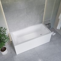 Ванна Lauter Athena 170x80 21090080 (с каркасом и сифоном 21Y32002 белый) - Превью изображения №8 — Интернет-Магазин TECNO.BY