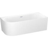 Wellsee Collaro 180x80 28910601R (пристенная ванна (правая) белый глянец, экран, ножки, сифон-автомат хром) Image #2