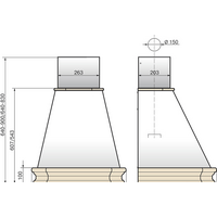 Elikor Пергола 90П-650-П3Д (бежевый/дуб неокрашенный) (941534) Image #2