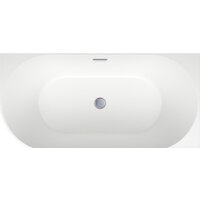 Wellsee Belle Spa 150x75 235702001 (пристенная ванна (правая) белый глянец, экран, каркас, сифон-автомат хром) Image #4