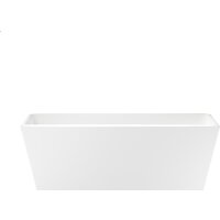 Wellsee Graceful Pro 168x80 230903002 (отдельностоящая ванна белый глянец, экран, ножки, сифон-автомат глянцевый белый) Image #3