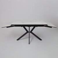 Lepremo AV 2111 МДФ+керамика раздвижной 1200-1800x800 (натуральный глянцевый Gold Jade/черный) Image #18