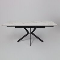 Lepremo AV 2111 МДФ+керамика раздвижной 1200-1800x800 (натуральный глянцевый Gold Jade/черный) Image #19