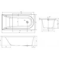 Ванна Asten Readle Orion AR0410-17070 - Превью изображения №4 — Интернет-Магазин TECNO.BY