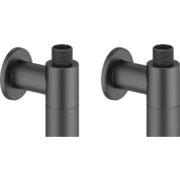 Wellsee Drainage System 182147001, угловой (2 шт, матовый черный)