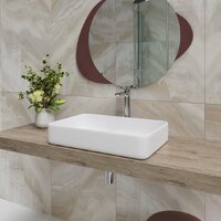 Умывальник Lauter 21842 + клапан 21190W + сифон 21635W (белый матовый) - Превью изображения №11 — Интернет-Магазин TECNO.BY