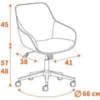 TetChair Dublin хром/вельвет (серый) Image #19