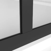 Niagara NG-686-12BLACK 120x195 (черный матовый/прозрачное стекло) Image #9