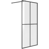 Niagara NG-686-12BLACK 120x195 (черный матовый/прозрачное стекло)