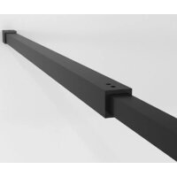 Niagara NG-686-12BLACK 120x195 (черный матовый/прозрачное стекло) Image #10