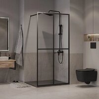 Niagara NG-686-12BLACK 120x195 (черный матовый/прозрачное стекло) Image #5