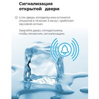Холодильник side by side MAUNFELD MFF177NFSE - Превью изображения №26 — Интернет-Магазин TECNO.BY