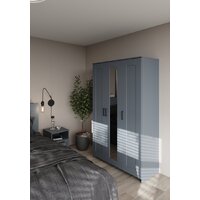 Mio Tesoro Нави 3 двери 2.15.01.080.4 (серый, с зеркалом) Image #6