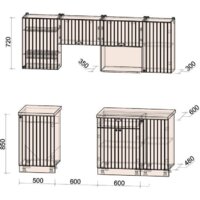 Интерлиния Берес 2.1В (дуб лазурный/дуб бунратти) Image #3