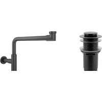 Wellsee Drainage System 182125002 (сифон, донный клапан, матовый черный)