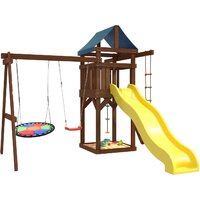 National Tree Company с качелями лодочка и гнездом Свиби IgroWoods ДП-8 Premium