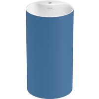 Wellsee Chalice Perfection 230629000 (отдельностоящий, с отверстием под смеситель, цвет матовый темно-синий/глянцевый белый) Image #1