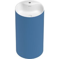 Wellsee Chalice Perfection 230629000 (отдельностоящий, с отверстием под смеситель, цвет матовый темно-синий/глянцевый белый) Image #2