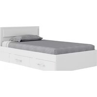 Mio Tesoro Абрау с ящиками 160x200 (белый текстурный)